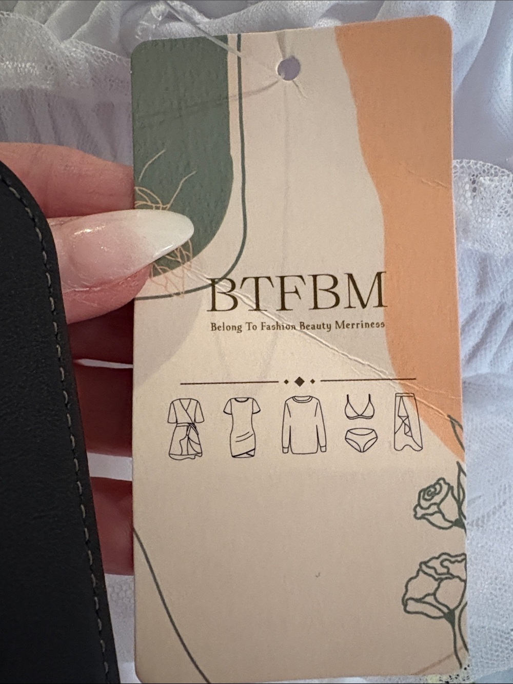 BTFBM MAXI SKIRT White Tiered Dot Mesh tulle NWT Small - Picture 3 of 10